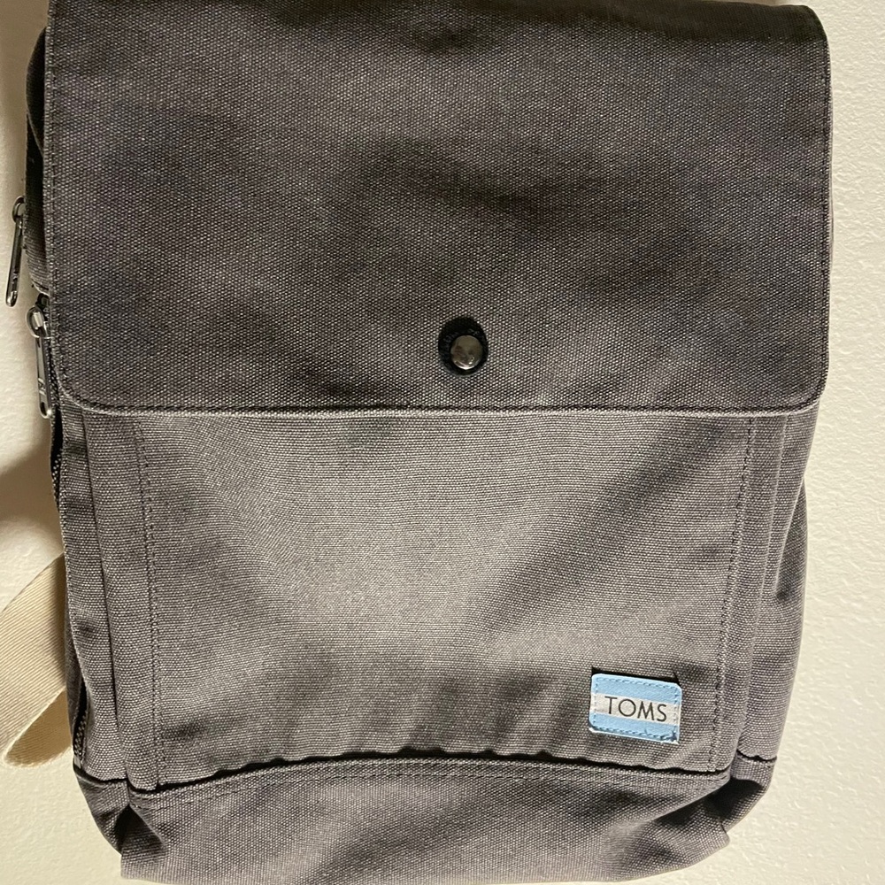 TOMS Dark Gray Men's Messenger Bag
